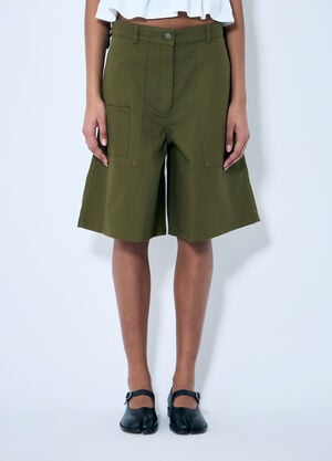 Cecilie Bahnsen Annika Shorts Green cec0259011