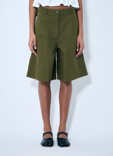 Cecilie Bahnsen Annika Shorts Green cec0259011