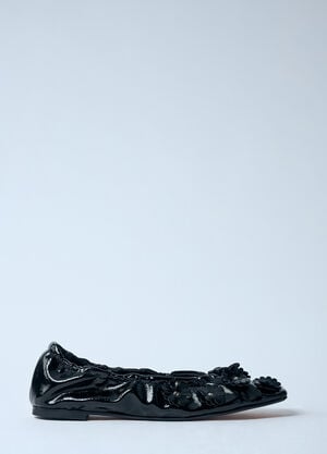 Cecilie Bahnsen Orbella Ballerina Pumps Black cec0259014