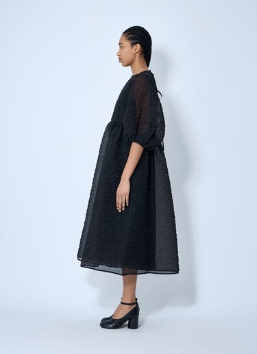 Karmen Textured Midi Dress Cecilie Bahnsen Karmen Textured Midi Dress Black cec0260001