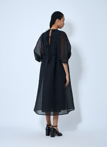 Karmen Textured Midi Dress Cecilie Bahnsen Karmen Textured Midi Dress Black cec0260001