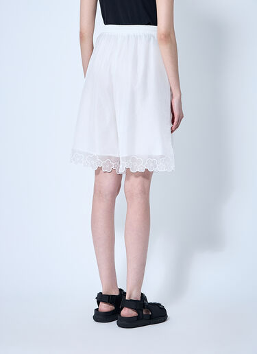 Cecilie Bahnsen Arya Shorts White cec0260003