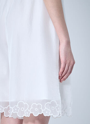 Cecilie Bahnsen Arya Shorts White cec0260003