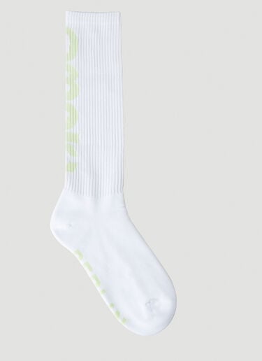 032C Logo Motif Socks White cee0148015