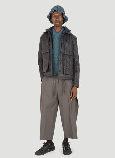 Craig Green Knot Hooded Vest Blue cgr0148011