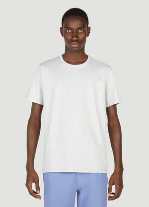 Champion 徽标刺绣 T 恤 浅灰色 cha0152024