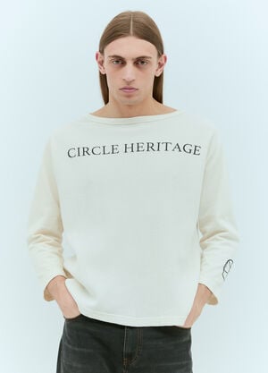 CIRCLE HERITAGE Thermal Long-Sleeve T-Shirt Off white che0155001