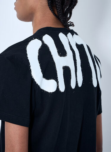 ロゴプリントTシャツ CHITO ロゴプリントTシャツ ブラック chi0159002