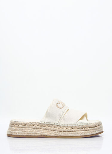 Chloé Mila Slides White chl0257034