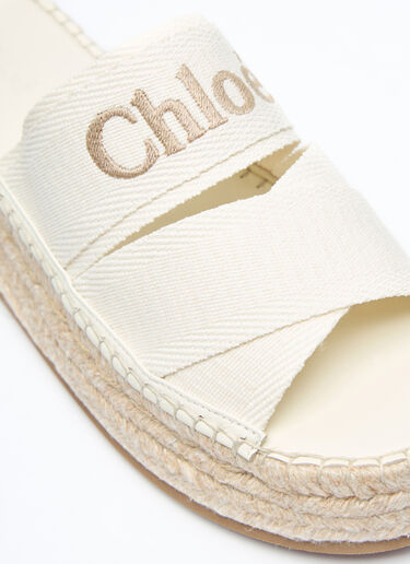 Chloé Mila Slides White chl0257034