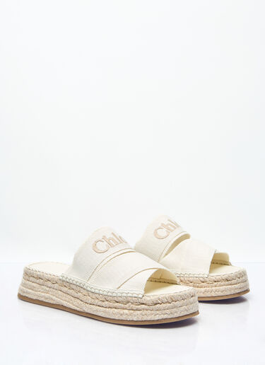 Chloé Mila Slides White chl0257034