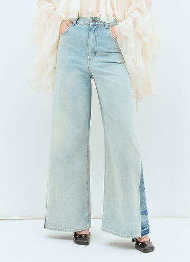 Chloé 阔腿牛仔裤 蓝色 chl0258001