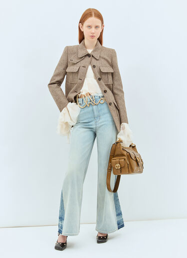 Chloé 阔腿牛仔裤 蓝色 chl0258001