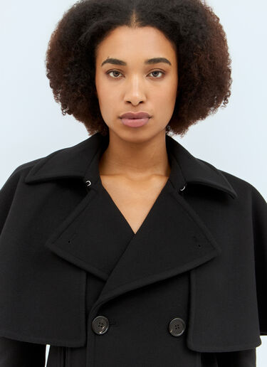Chloé 双面羊毛长款大衣 黑色 chl0258011