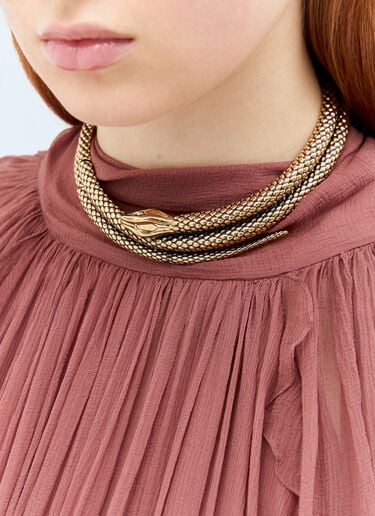 Chloé スネークチョーカー ゴールド chl0258028