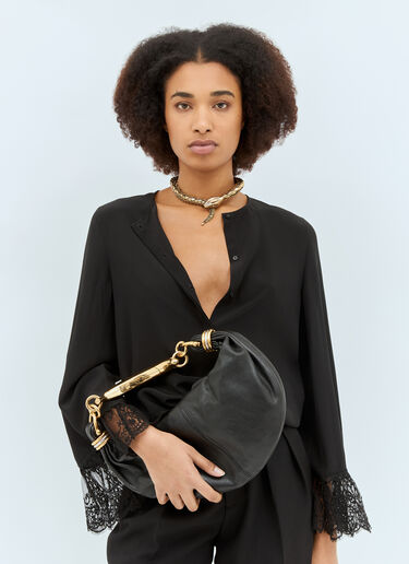 스몰 팔찌 호보 핸드백 Chloé 스몰 팔찌 호보 핸드백 블랙 chl0258044
