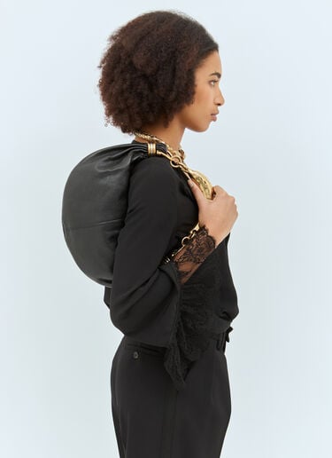 Chloé 스몰 팔찌 호보 핸드백 블랙 chl0258044