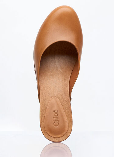 Chloé Judith Clogs Camel chl0258049