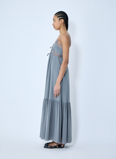 Chloé シルクマキシドレス グレー chl0259002