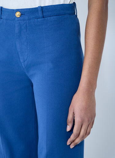 Flared Tailored Pants Chloé Flared Tailored Pants Blue chl0259011