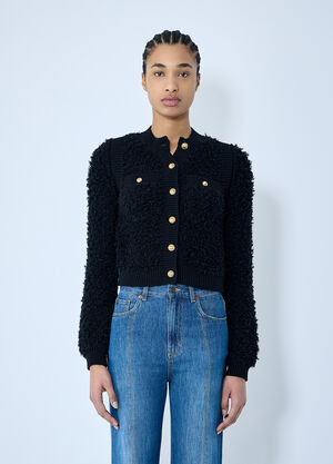 Chloé Short Fitted Cardigan Black chl0259013