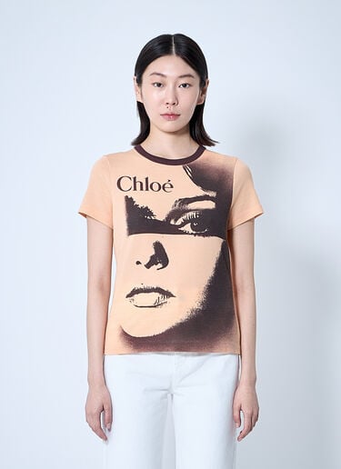 ロゴモチーフTシャツ Chloé ロゴモチーフTシャツ オレンジ chl0260003