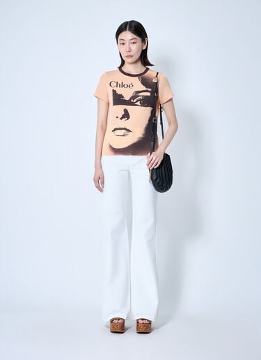 ロゴモチーフTシャツ Chloé ロゴモチーフTシャツ オレンジ chl0260003