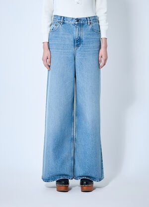 Chloé High Rise Jeans Blue chl0260011