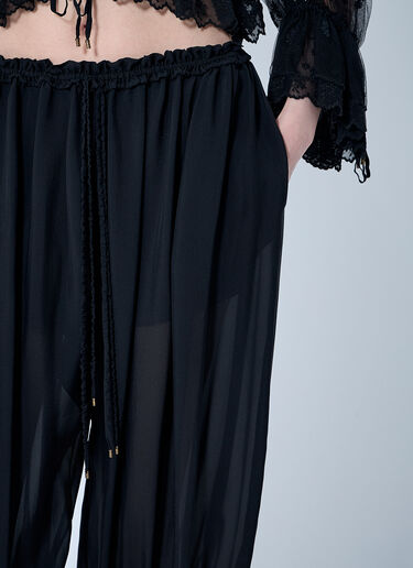 Chloé Fluid Crop Pants Black chl0260012