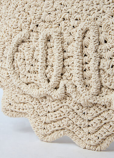 Chloé Small Bracelet Paravent Crochet Tote Bag Ivory chl0260028