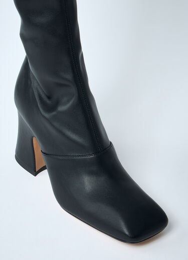 Chloé Janis Leather Boots Black chl0261022