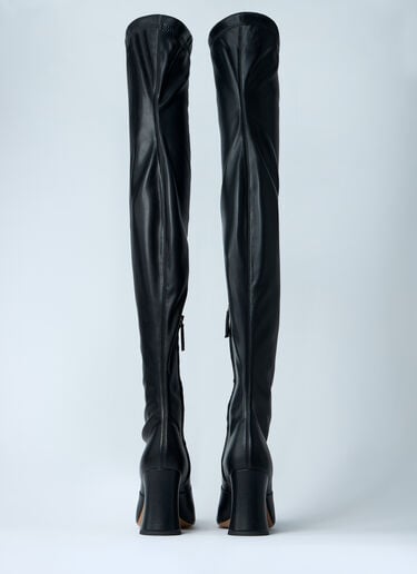 Chloé Janis Leather Boots Black chl0261022