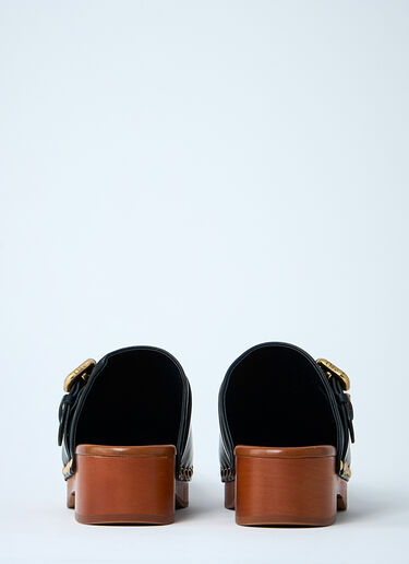 Jeanette Wedge Clog Chloé Jeanette Wedge Clog Black chl0261027