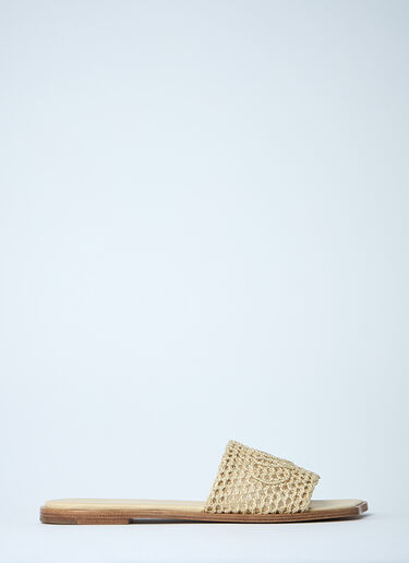 Logo Motif Slides Chloé Logo Motif Slides Brown chl0261034