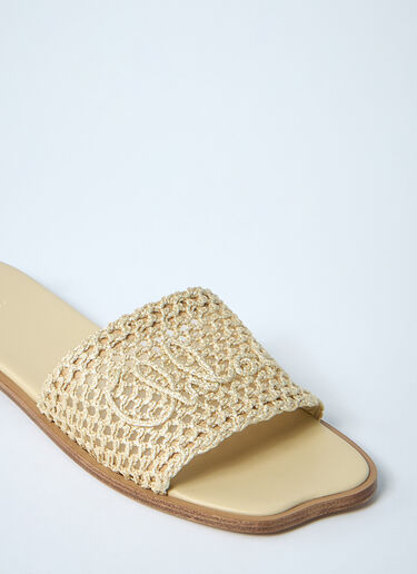 Logo Motif Slides Chloé Logo Motif Slides Brown chl0261034
