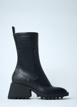 Chloé Betty Rain Boots Black chl0261037