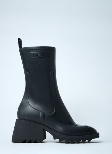 Chloé Betty Rain Boots Black chl0261037