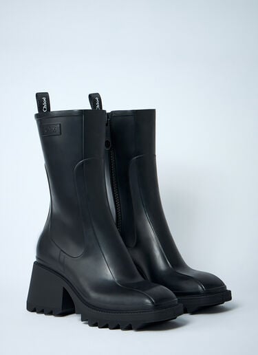Chloé Betty Rain Boots Black chl0261037