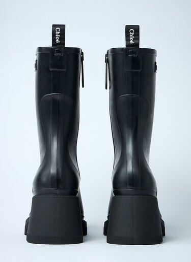Chloé Betty Rain Boots Black chl0261037