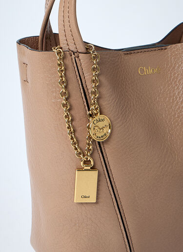Chloé Small Spin Handbag Beige chl0261048