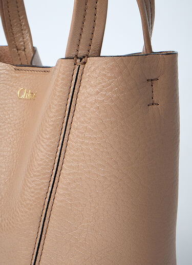 Chloé Small Spin Handbag Beige chl0261048