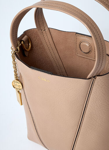 Chloé Small Spin Handbag Beige chl0261048