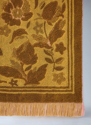 Logo Motif Beach Towel Chloé Logo Motif Beach Towel Yellow chl0261056