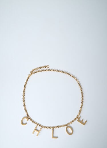 Chloé Logo Motif Bracelet Gold chl0261057