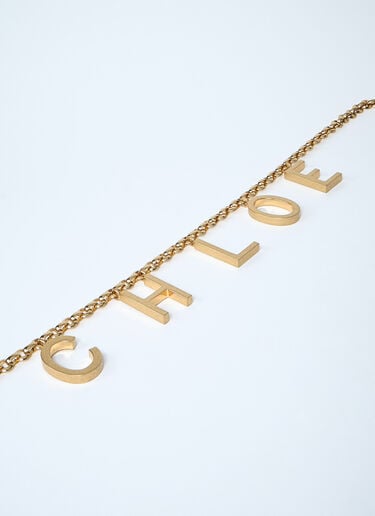 Chloé Logo Motif Bracelet Gold chl0261057