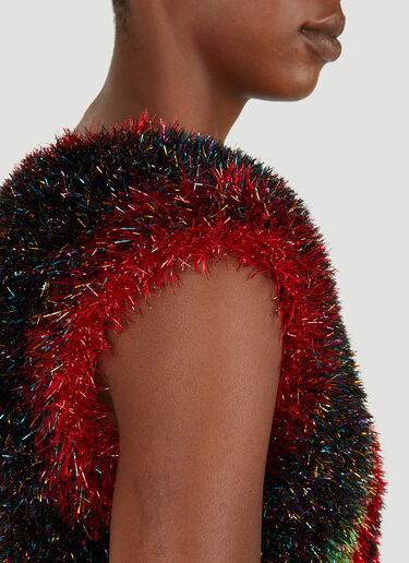 Metallic Knit Vest Chopova Lowena Metallic Knit Vest Black cho0251006