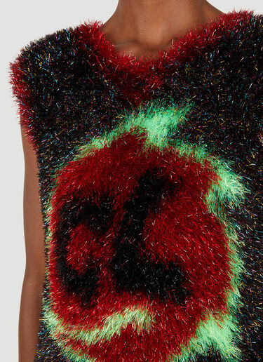 Metallic Knit Vest Chopova Lowena Metallic Knit Vest Black cho0251006