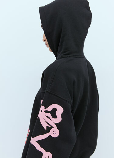 Teddy Bear Hooded Sweatshirt Chopova Lowena Teddy Bear Hooded Sweatshirt Black cho0254002