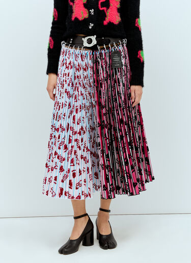 Daydream Midi Carabiner Skirt Chopova Lowena Daydream Midi Carabiner Skirt Pink cho0256005