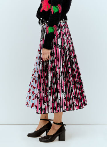Daydream Midi Carabiner Skirt Chopova Lowena Daydream Midi Carabiner Skirt Pink cho0256005
